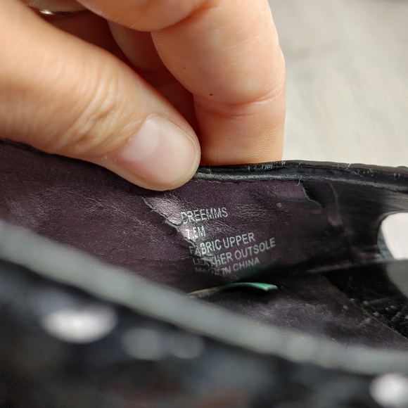 Steve Madden Heels Peep Toe Slingback Black Sequin Party Shoes‎ Creemms 4"  7.5 - Picture 8 of 11